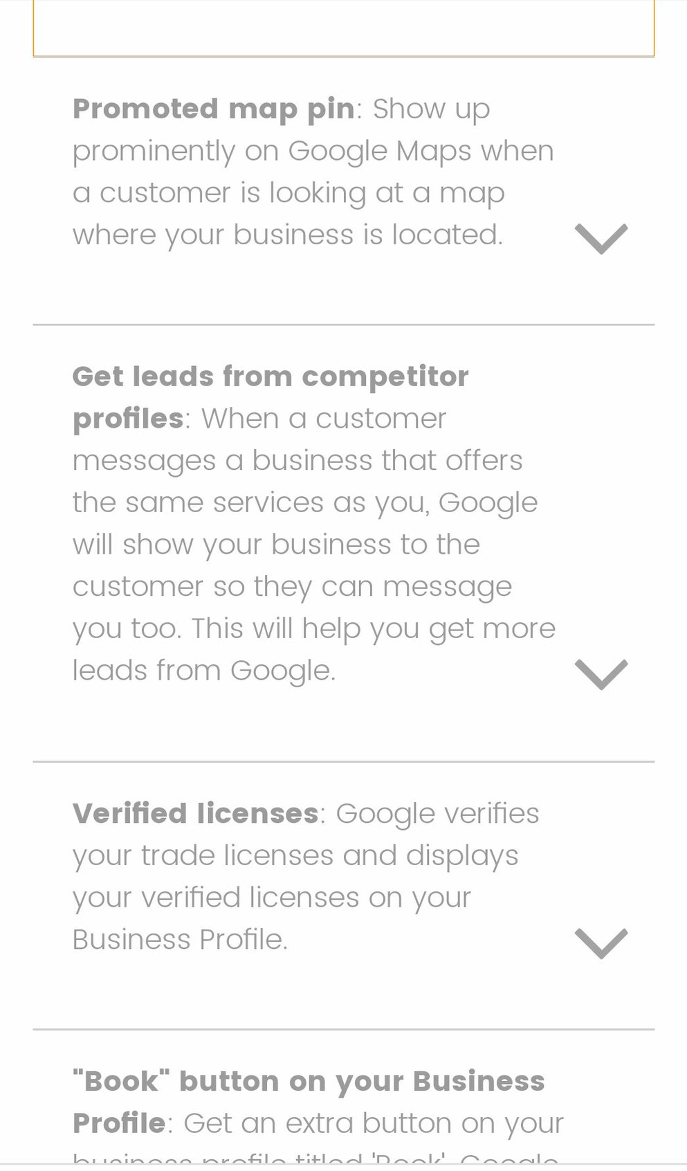 Google-Umfrage zu My Business