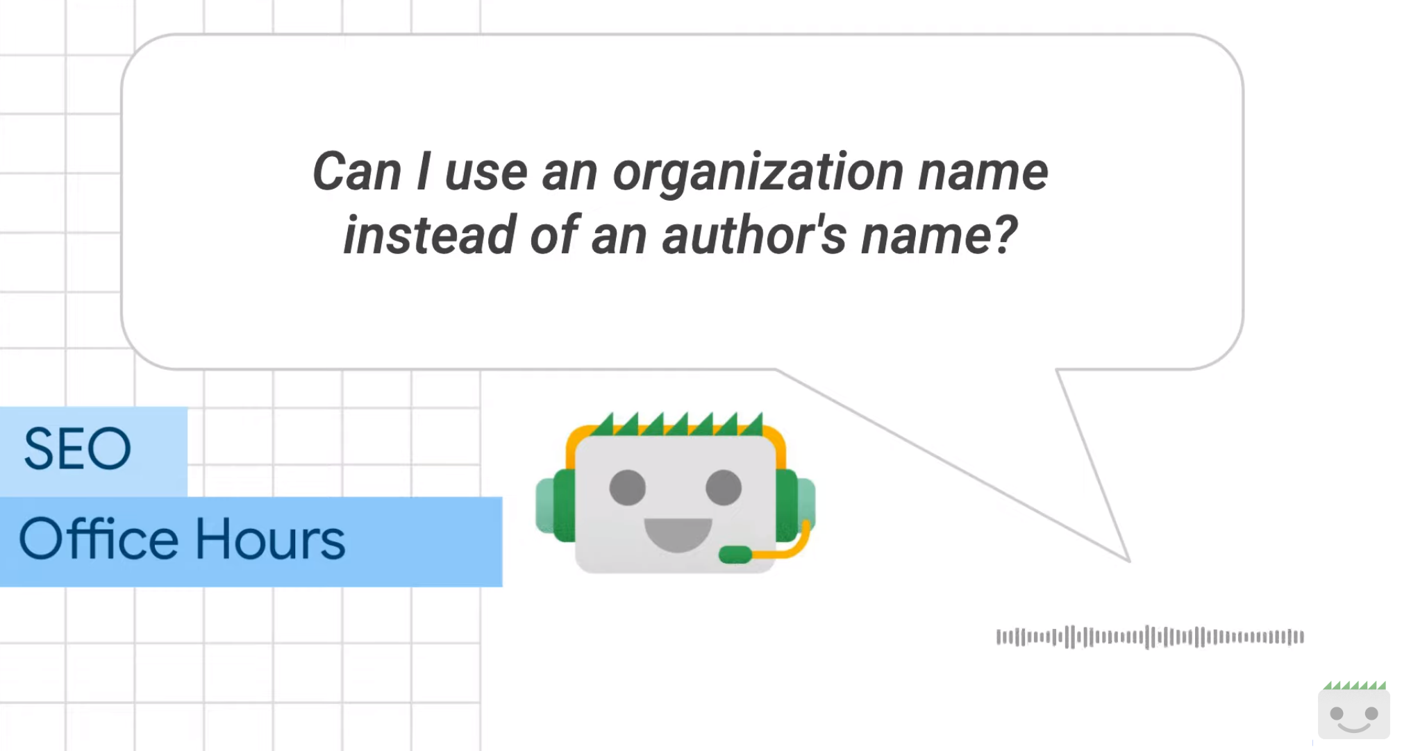 Google Search Central SEO Office Hours: Auch Organisation als Autor möglich?