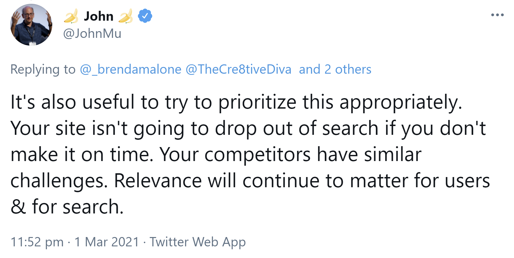Google Page Experience Update: kein Beinbruch, wenn man nicht rechtzeitig fertig wird