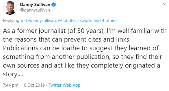 Google: Publikationen tauschen oft vor, selbst das Original zu sein