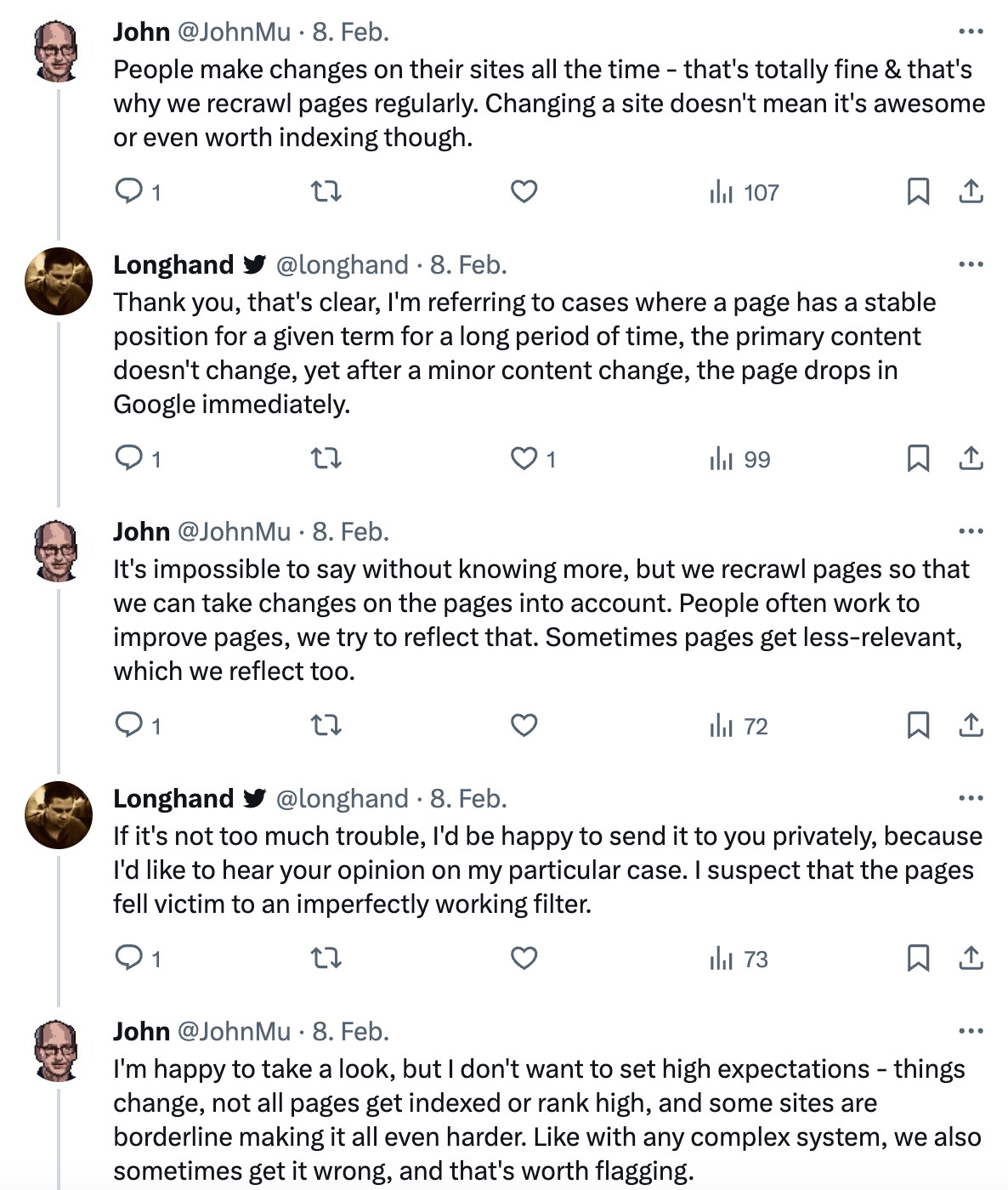 Seite nach Änderung plötzlich aus dem Google Index entfernt: John Müller antwortet