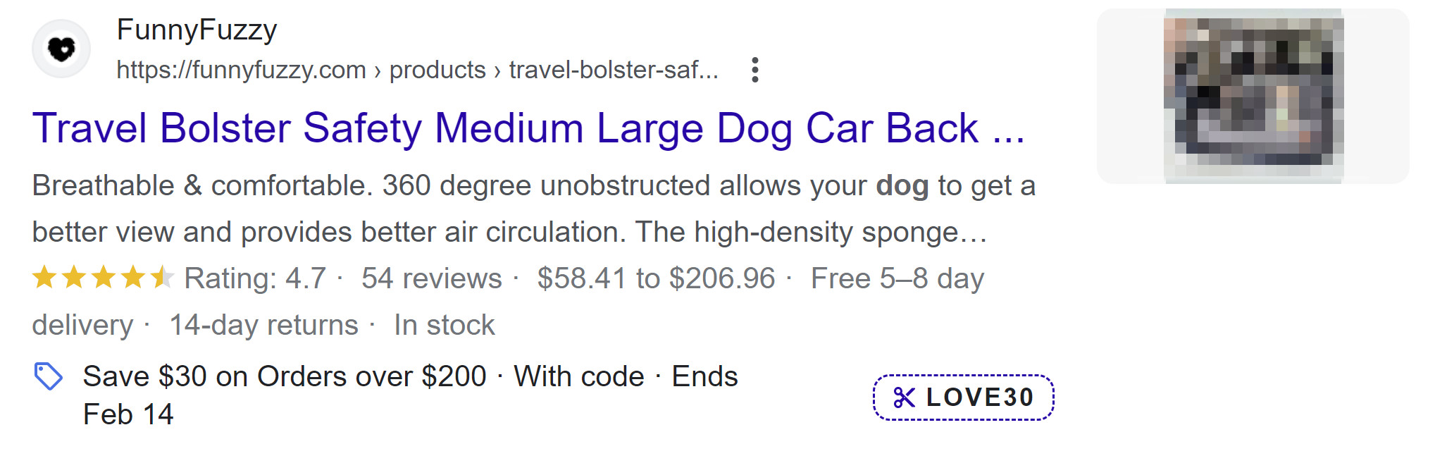 Google: Rich Result mit Gutscheincode