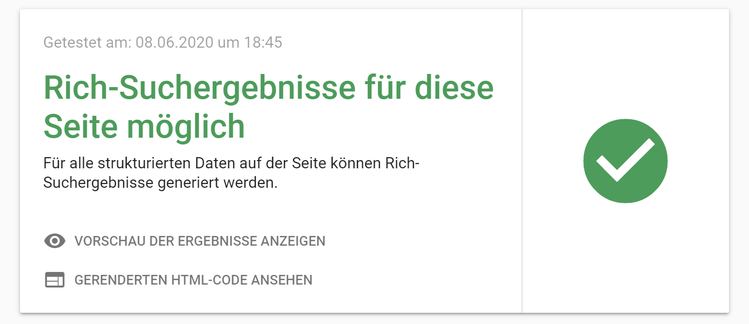Google: Rich Results möglich