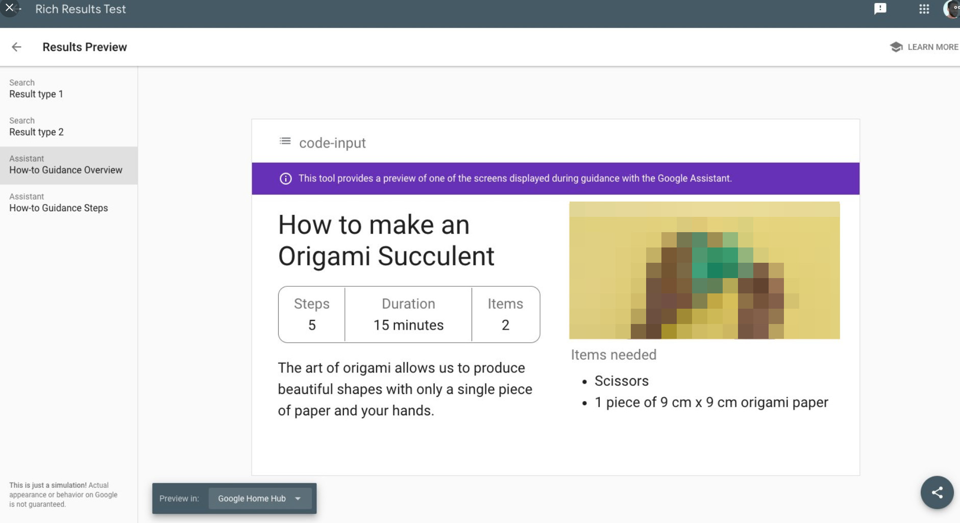 Google Rich Results-Tool jetzt mit Vorschau für How-To-Rich-Snippets