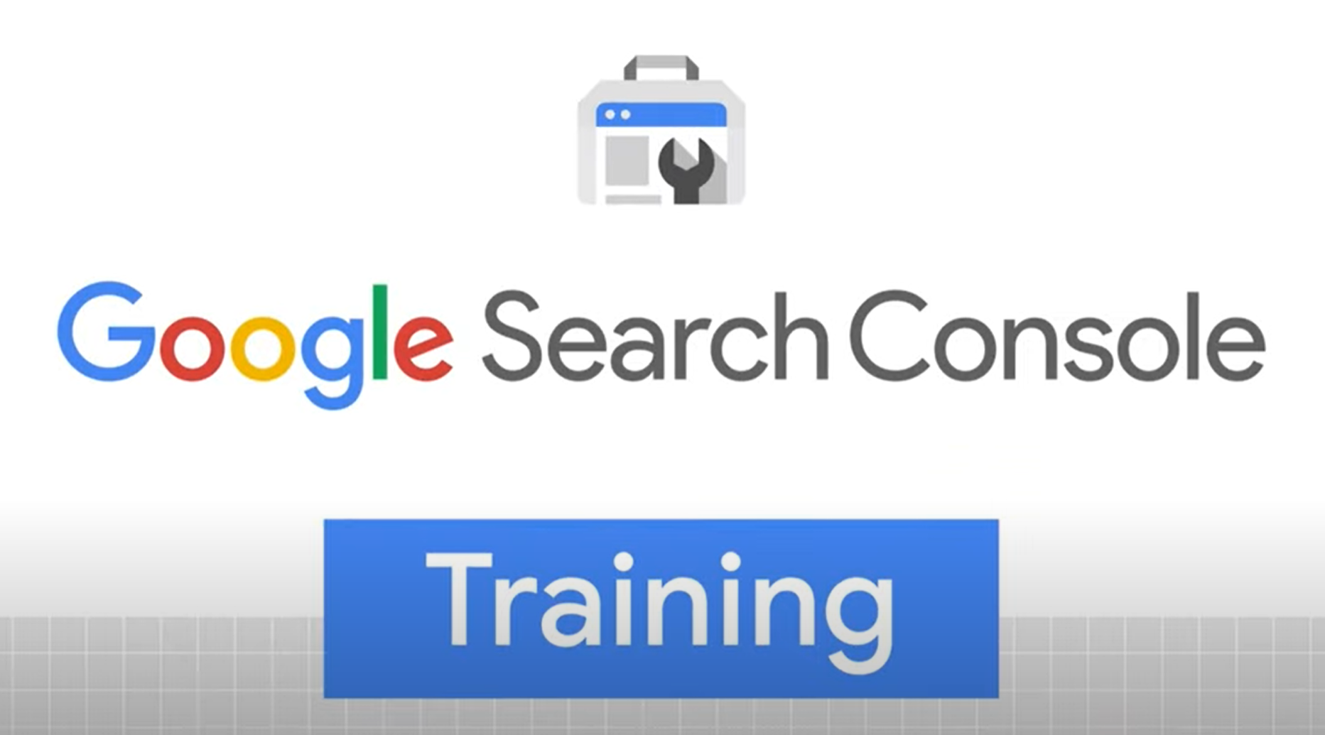 Google Search Console Training