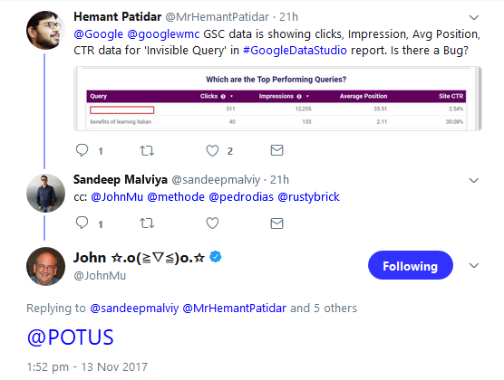 Google Search Console: verborgenes Keyword
