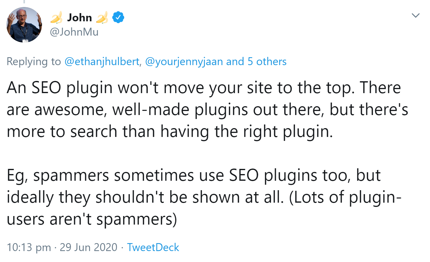 Google: SEO-Plugins garantieren noch keine Top-Rankings