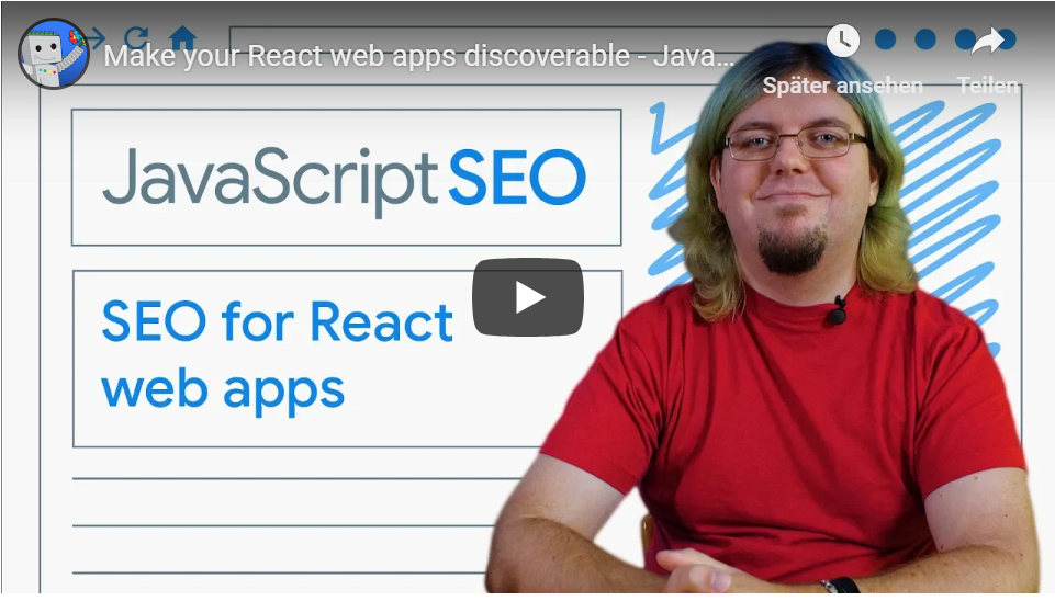 Google: SEO mit React