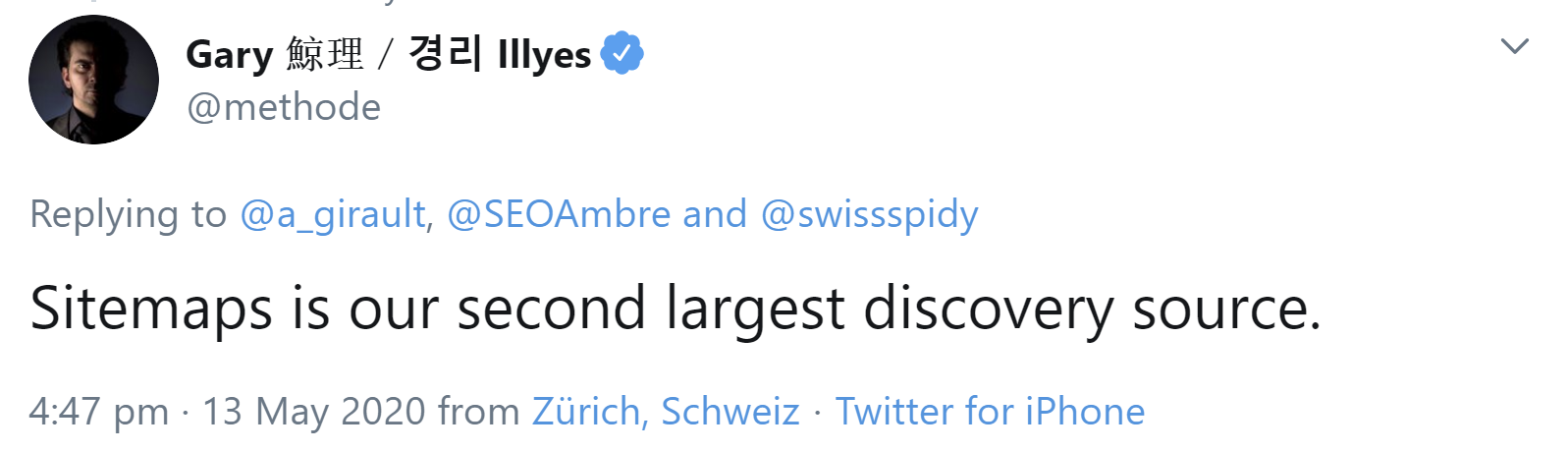 Google: XML-Sitemaps sind die zweitwichtigste Quelle für neue Inhalte