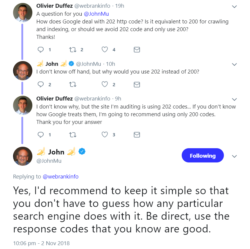 Google: Auf Klarheit achten - auch bei HTTP-Statuscodes