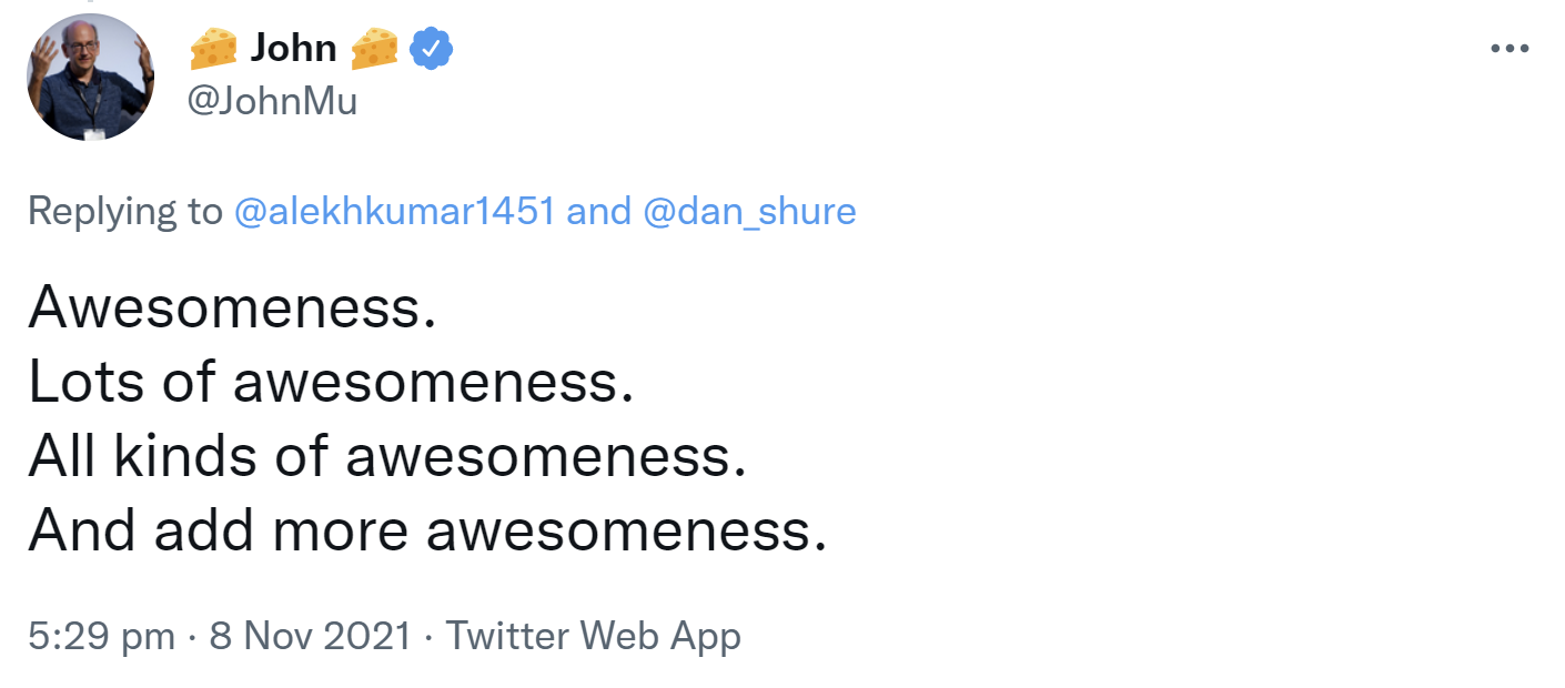 Google vom Indexieren neuer Inhalte überzeugen: durch 'Awesomeness'