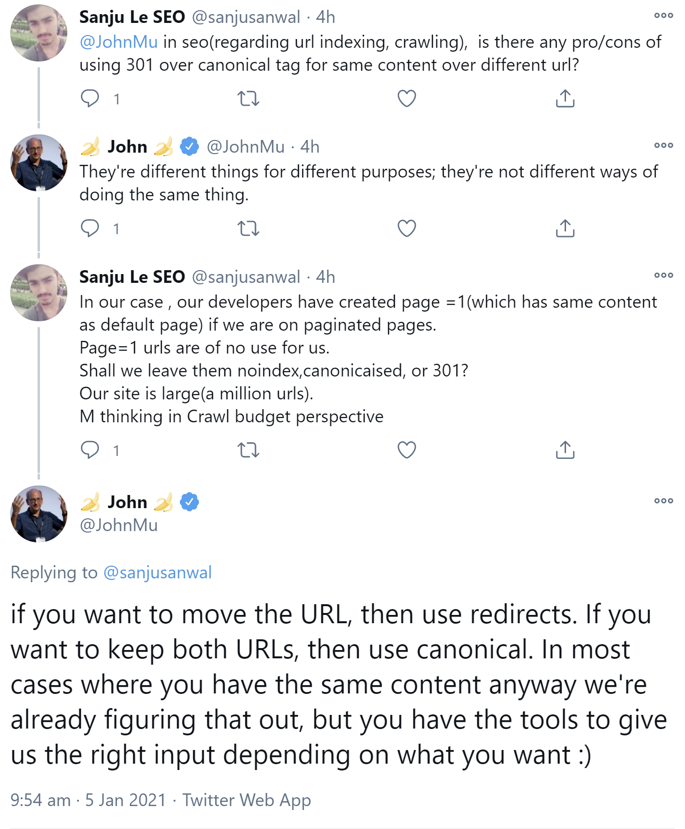 Google: Unterschiede zwischen Redirects und Canonical-Links