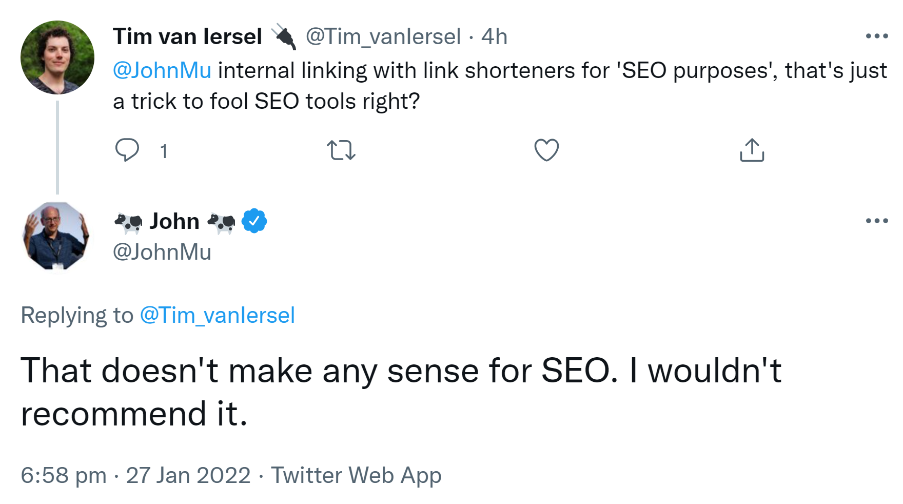 Google: URL-Shortener bringen nichts für SEO