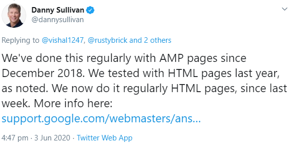 Google verlinkt jetzt alle Featured Snippets mit der jeweiligen Textstelle der Zielseite