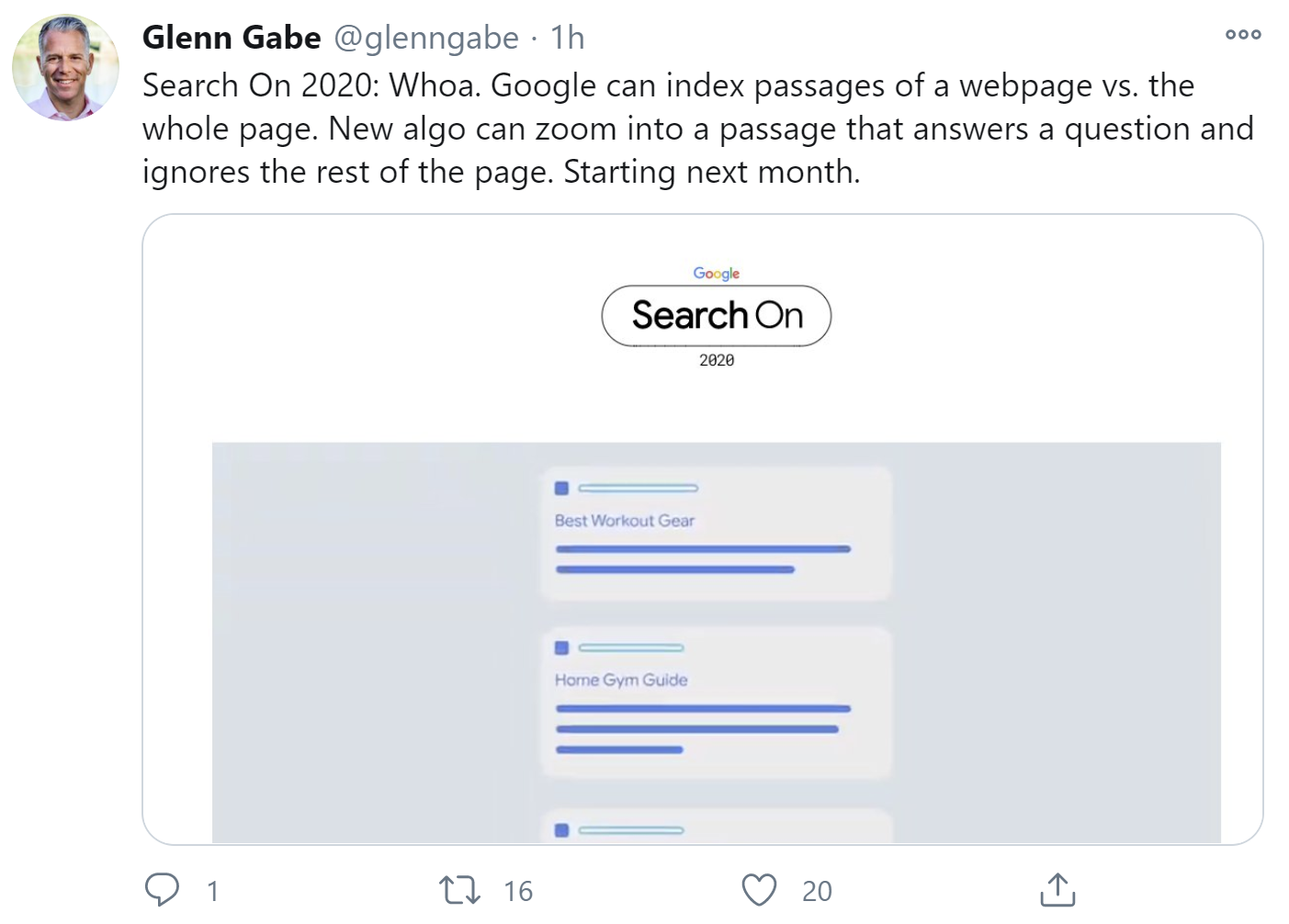 Google wird zukünftig von manchen Seiten nur noch einzelne Teile indexieren