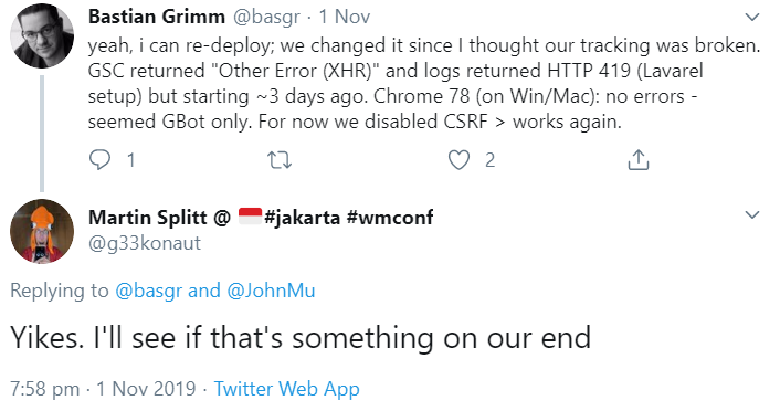 Probleme mit dem Googlebot unter Chrome 78: Google prüft Probleme