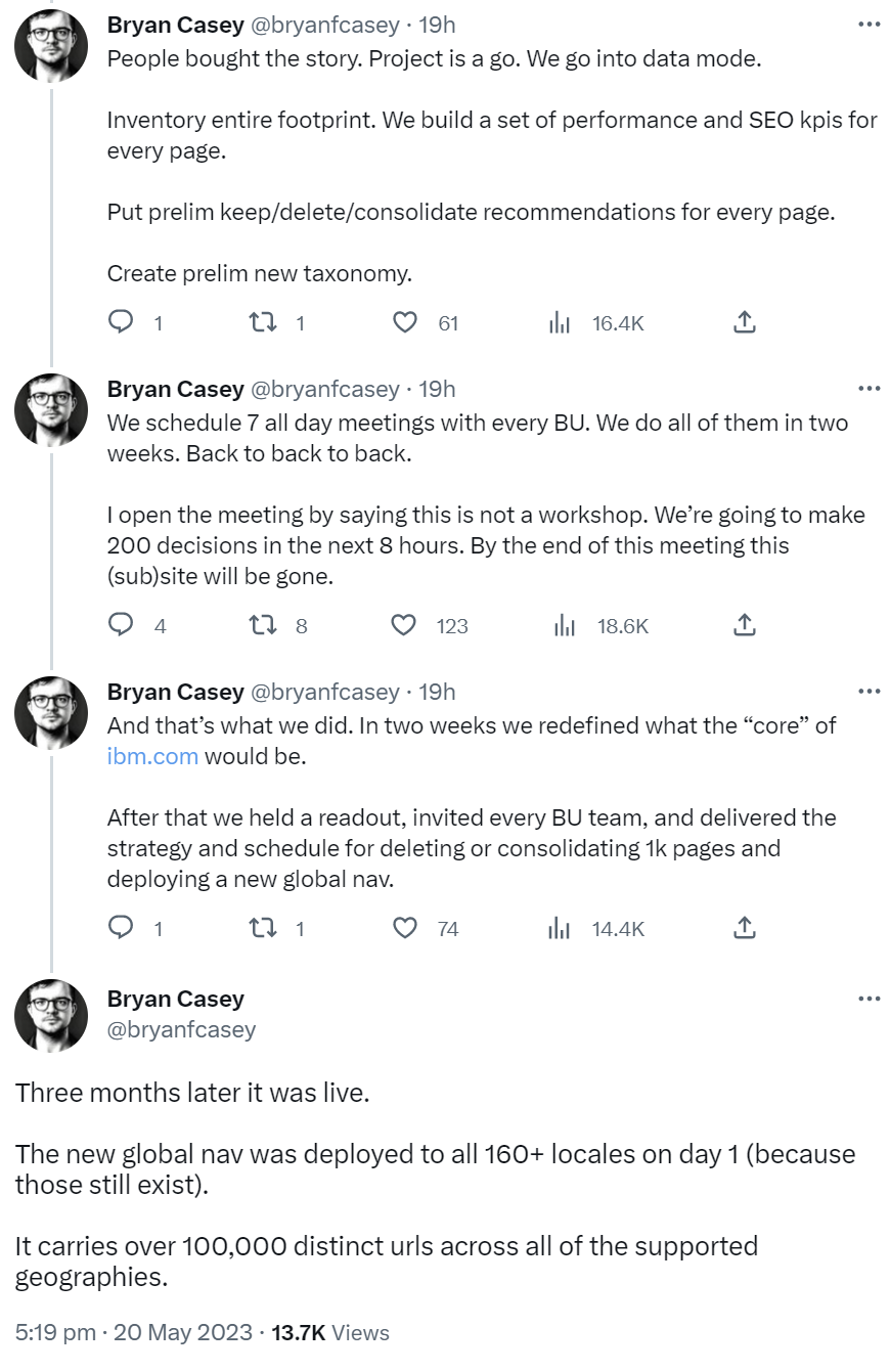 Vereinfachung der Website-Navi zum Projektstart