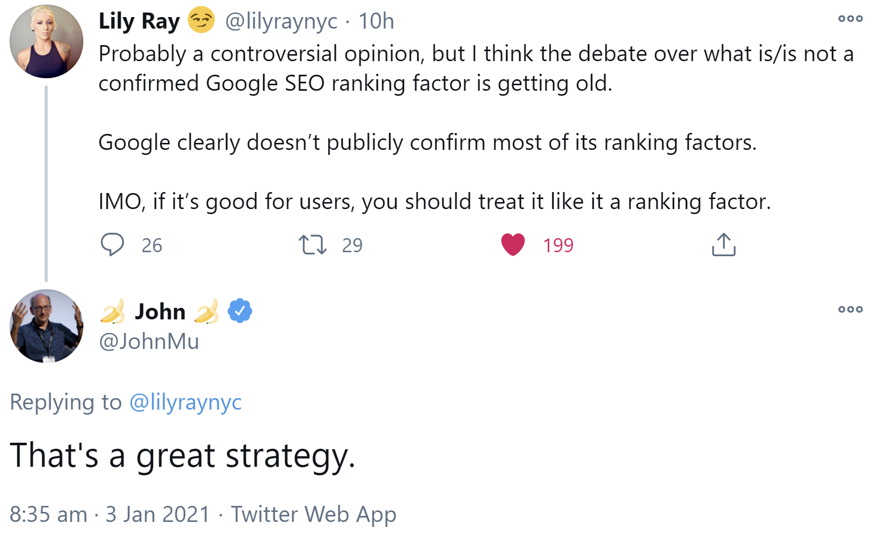 Ist das ein Rankingfaktor bei Google? Egal, solange es den Nutzern hilft