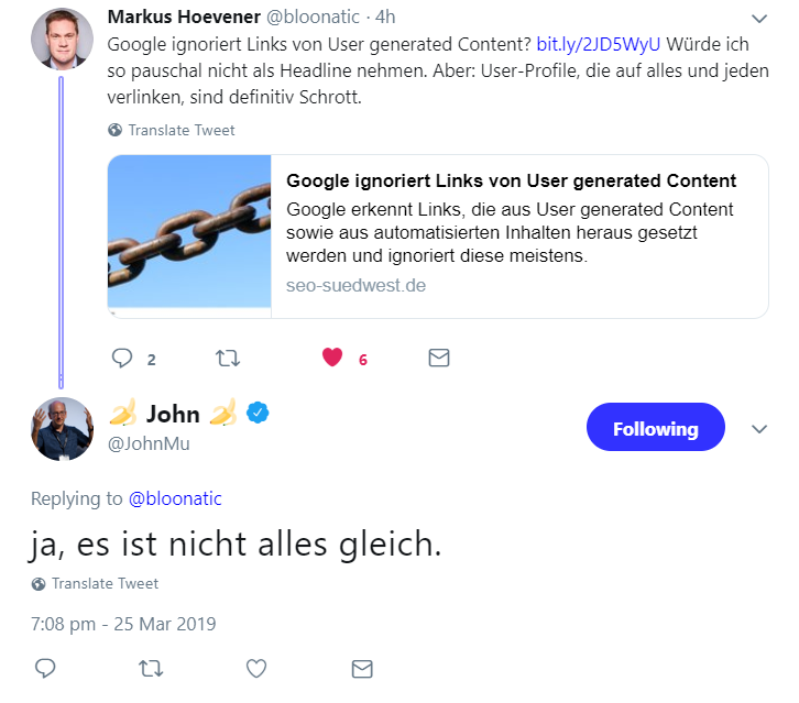 Johannes Müller: Nicht alle Arten von User generated Content sind gleich