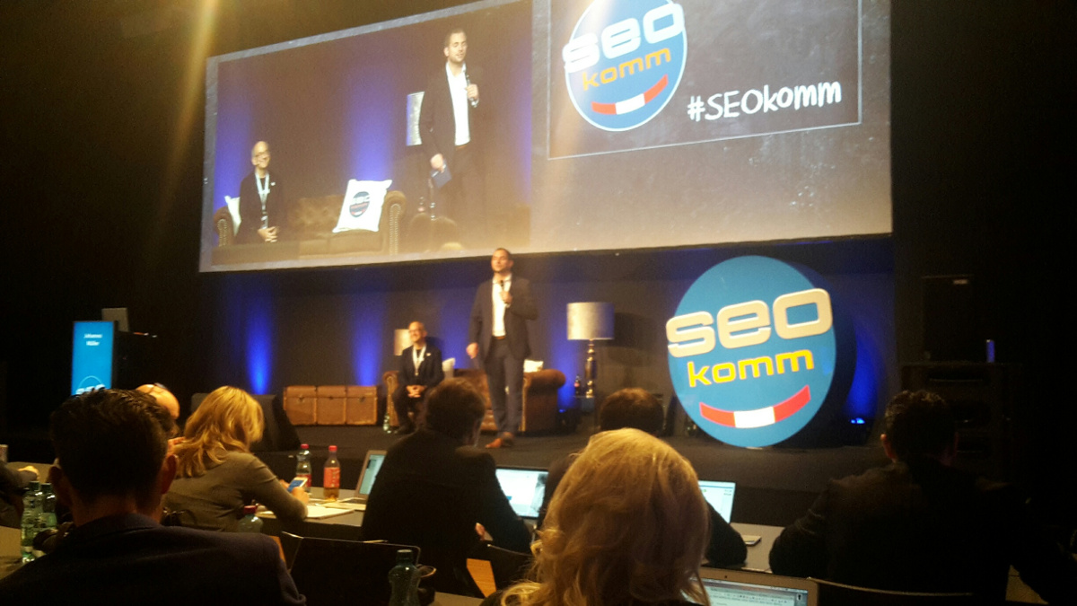 John Müller auf der SEOkomm 2017