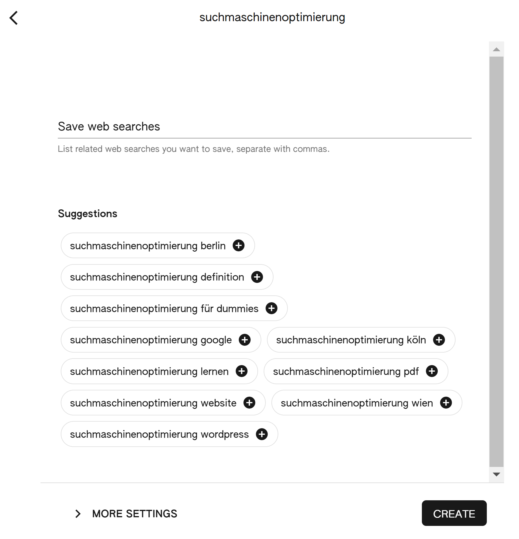 Keen: Themenvorschläge