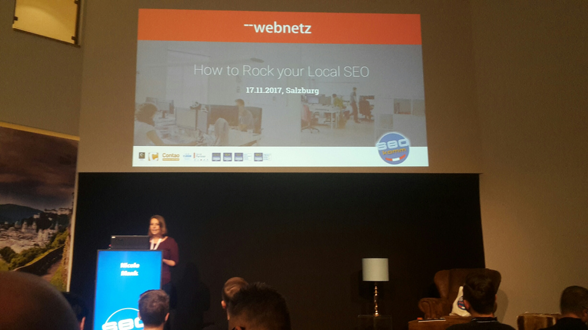 Nicole Mank auf der SEOkomm 2017