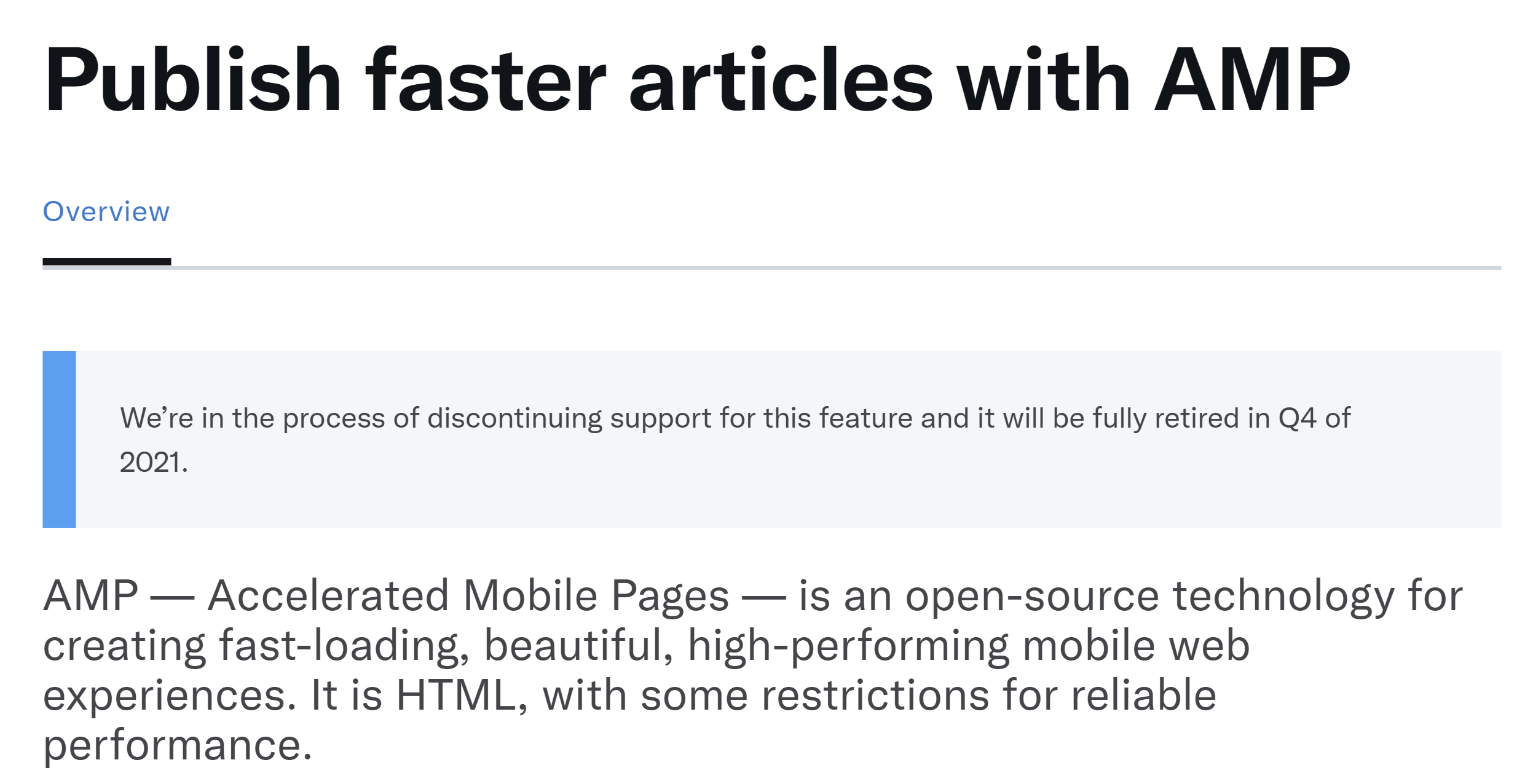 Twitter: bald keine Unterstützung mehr für AMP