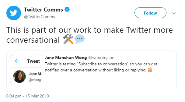 Twitter: Funktion zum Abonnieren von Gesprächen soll Twitter dialogorientierter machen