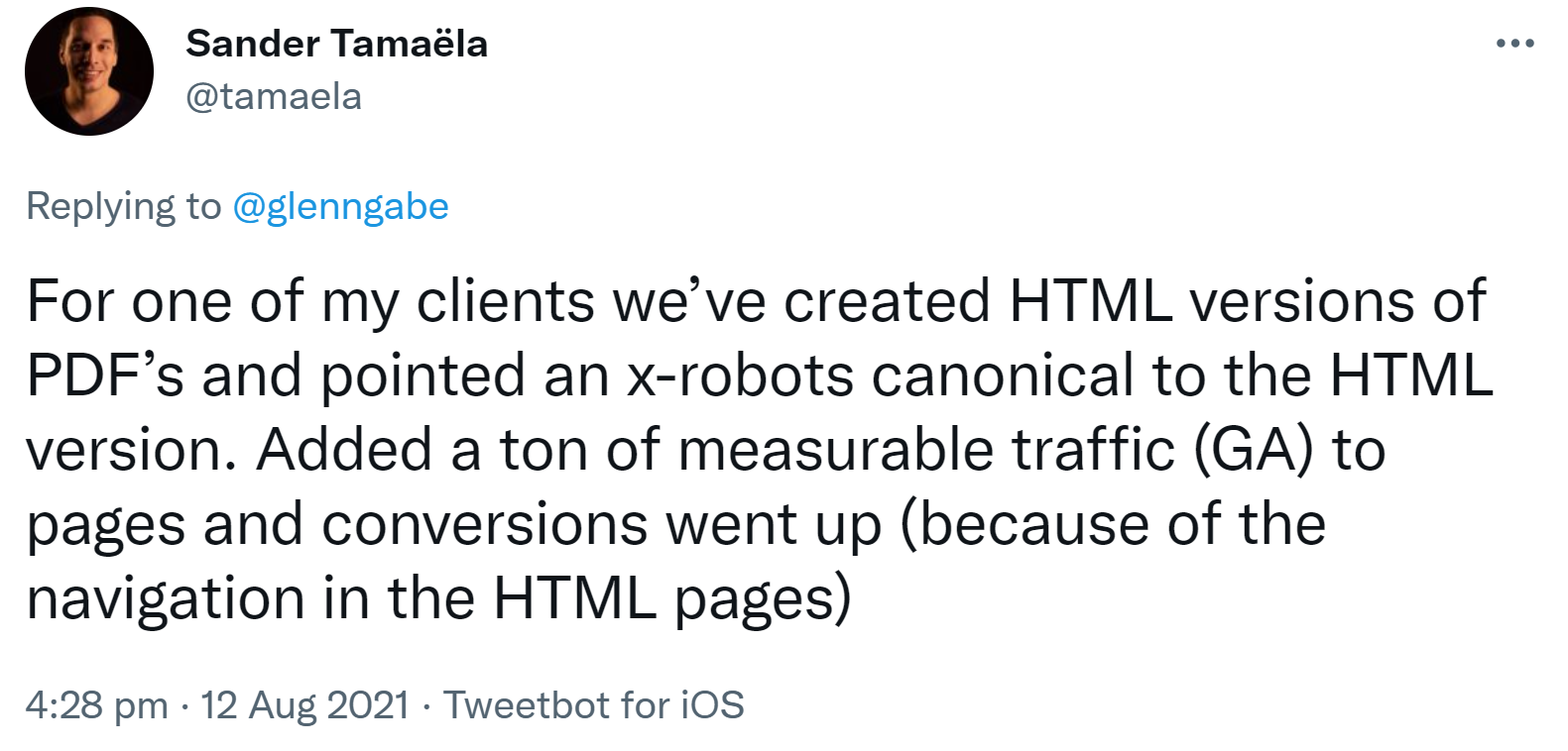 Durch Umwandlung von PDF zu HTML mehr Traffic aus der Suche erhalten