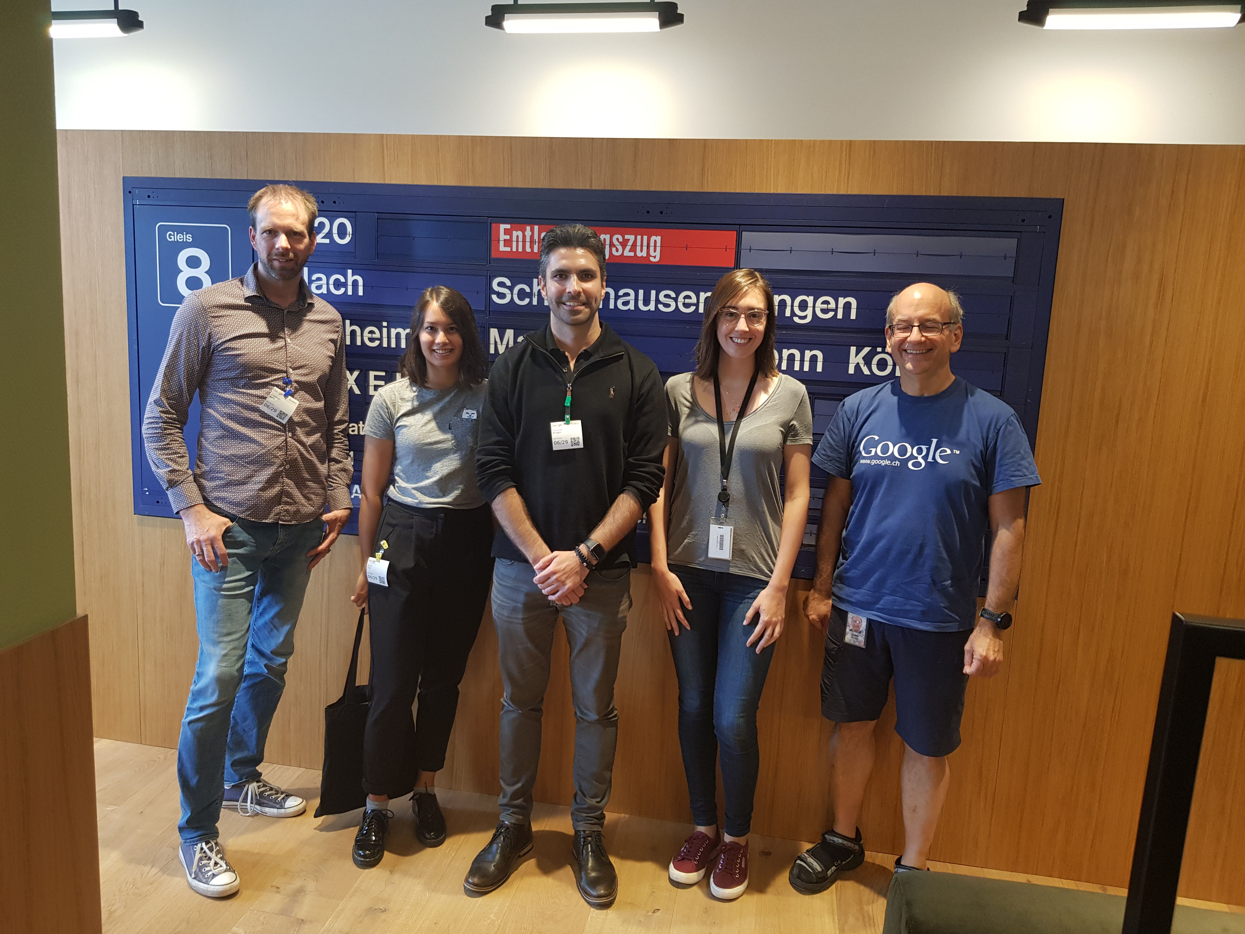 Webmaster Hangout Zurich: group photo