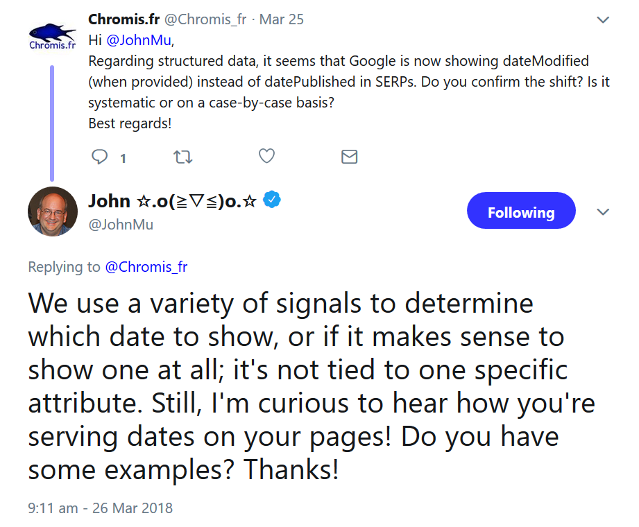 Wie Google das Datum der Suchergebnisse auswählt