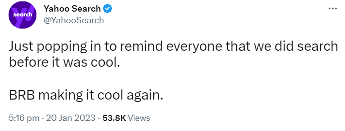 Yahoo vor Rückkehr auf den Suchmaschinenmarkt - Tweet
